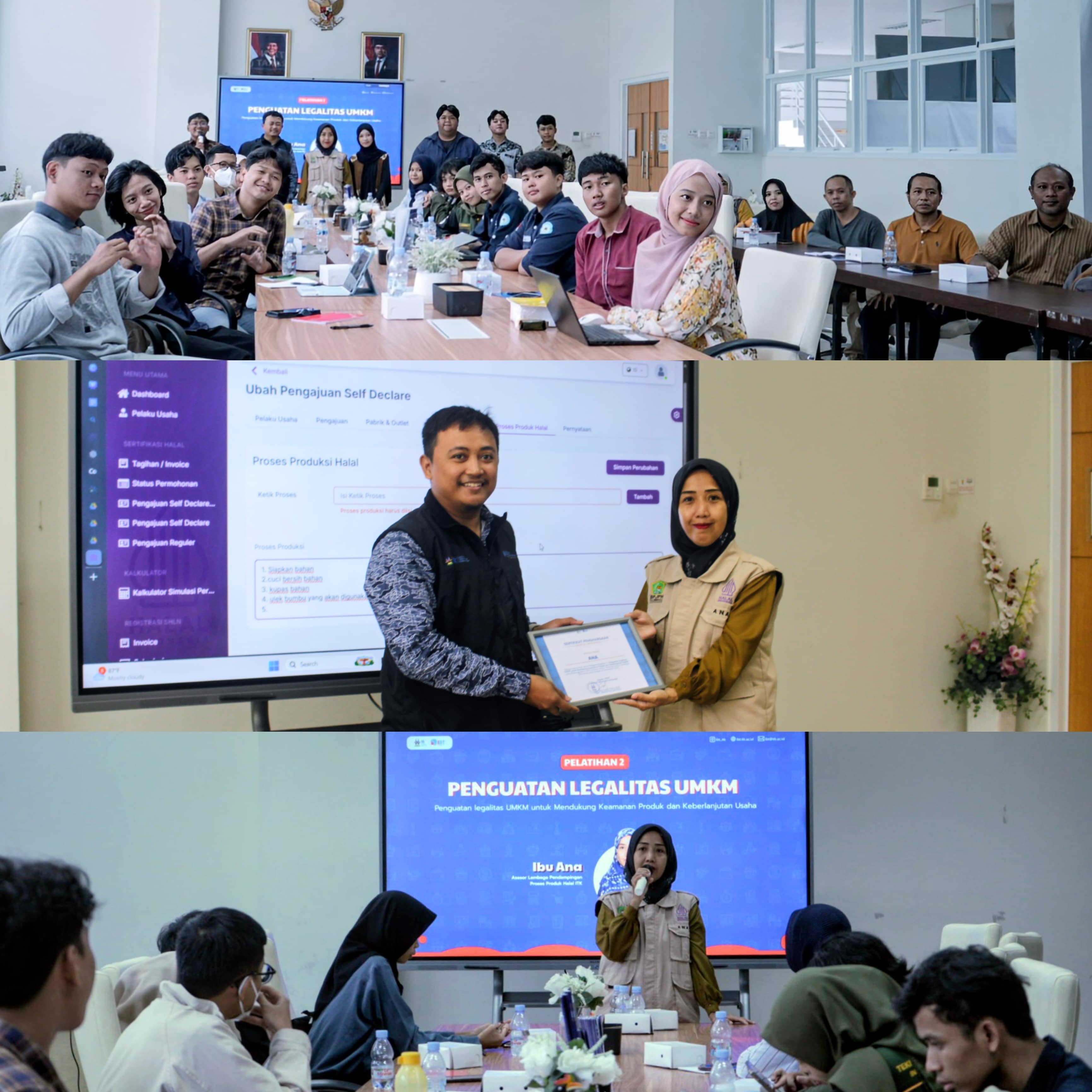 Tingkatkan Kepercayaan Konsumen, IBT ITK Gelar Pelatihan Penguatan Legalitas UMKM
