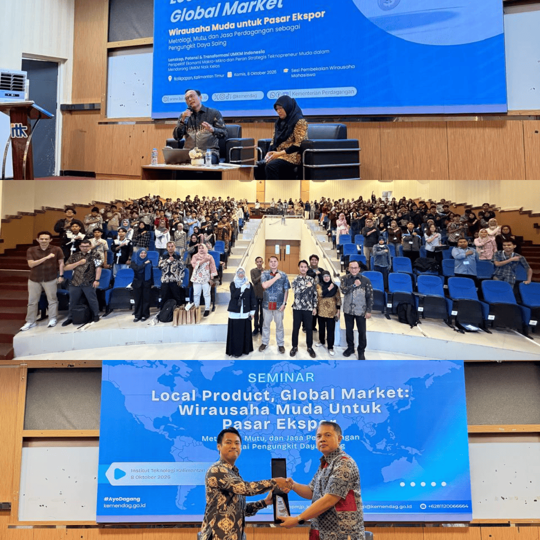 Bawa Produk Lokal ke Pasar Global, IBT ITK dan Kementerian Perdagangan Sukses Gelar Seminar Campuspreneur 2 : Program Pelatihan Strategi Komersial Produk Pangan Olahan