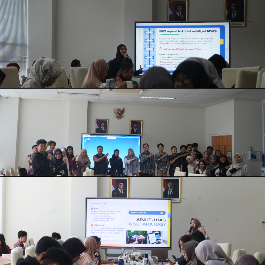 Tingkatkan Akuntabilitas UMKM, IBT ITK Gelar Pelatihan Pencatatan Keuangan dan Perpajakan Berbasis Komputerisasi