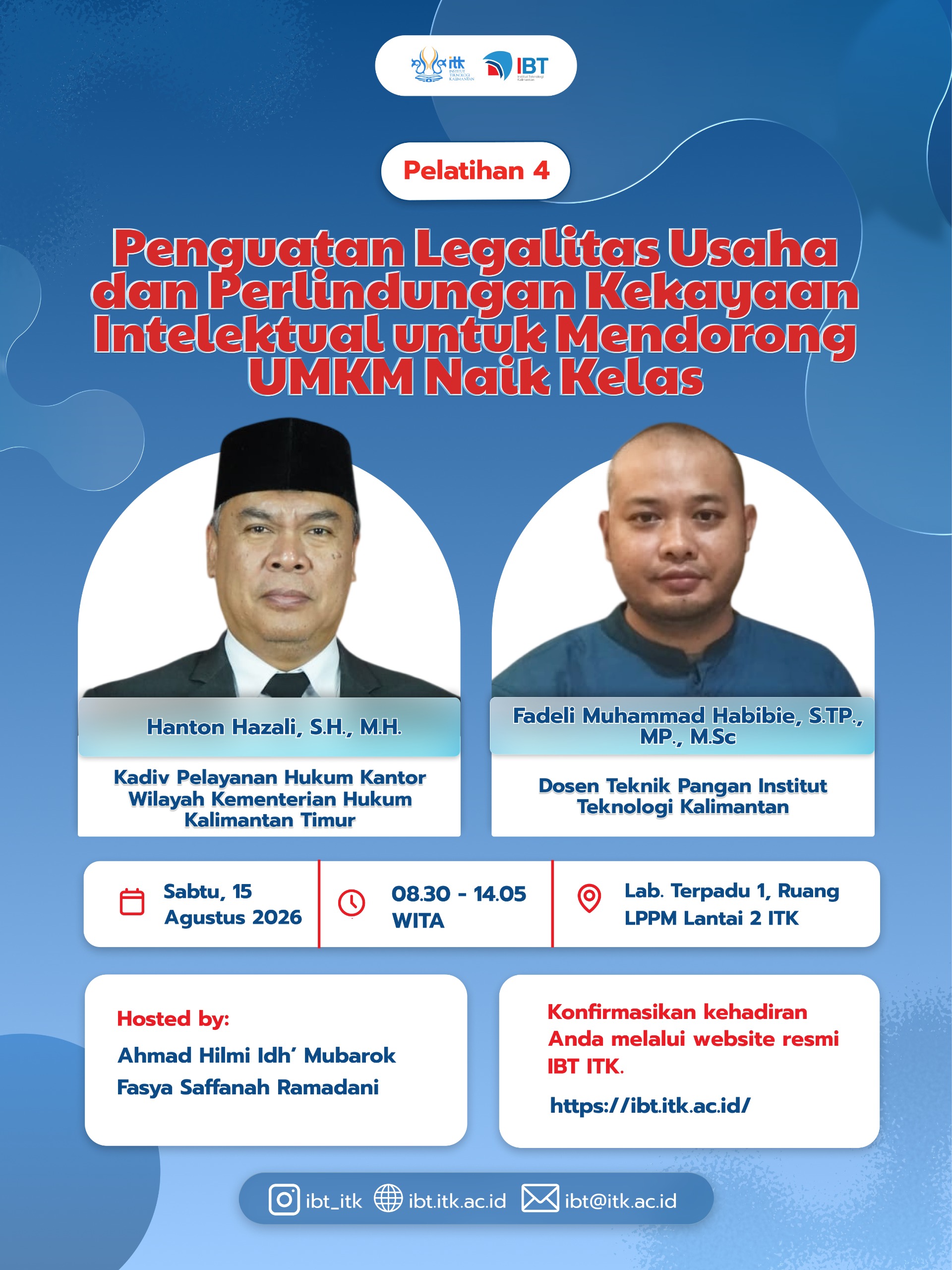 Pelatihan Penguatan Legalitas Usaha & Perlindungan Kekayaan Intelektual