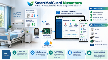 SMARTMEDGUARD: Inovasi Modular untuk Pemantauan Ruang Rawar Berbasis IoT di Puskesmas dan RSUD (SMART CITY)