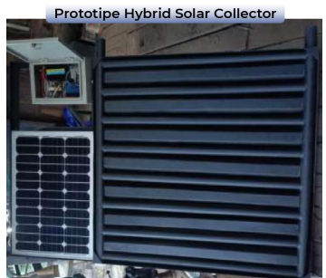DESAIN KOLEKTOR SURYA HIBRIDA TERINTEGRASI DENGAN SISTEM PENYIMPANAN ENERGI (ENERGI TERBARUKAN)