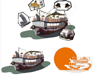 PENERAPAN MOTIF SARUNG TENUN HATTA SAMARINDA SEBAGAI IDENTITAS KAPAL WISATA MAHAKAM(SMART CITY)