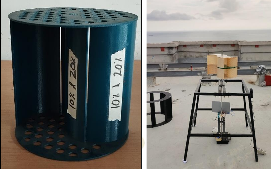 DRAG TYPE VERTICAL AXIS WIND TURBINE (ENERGY)